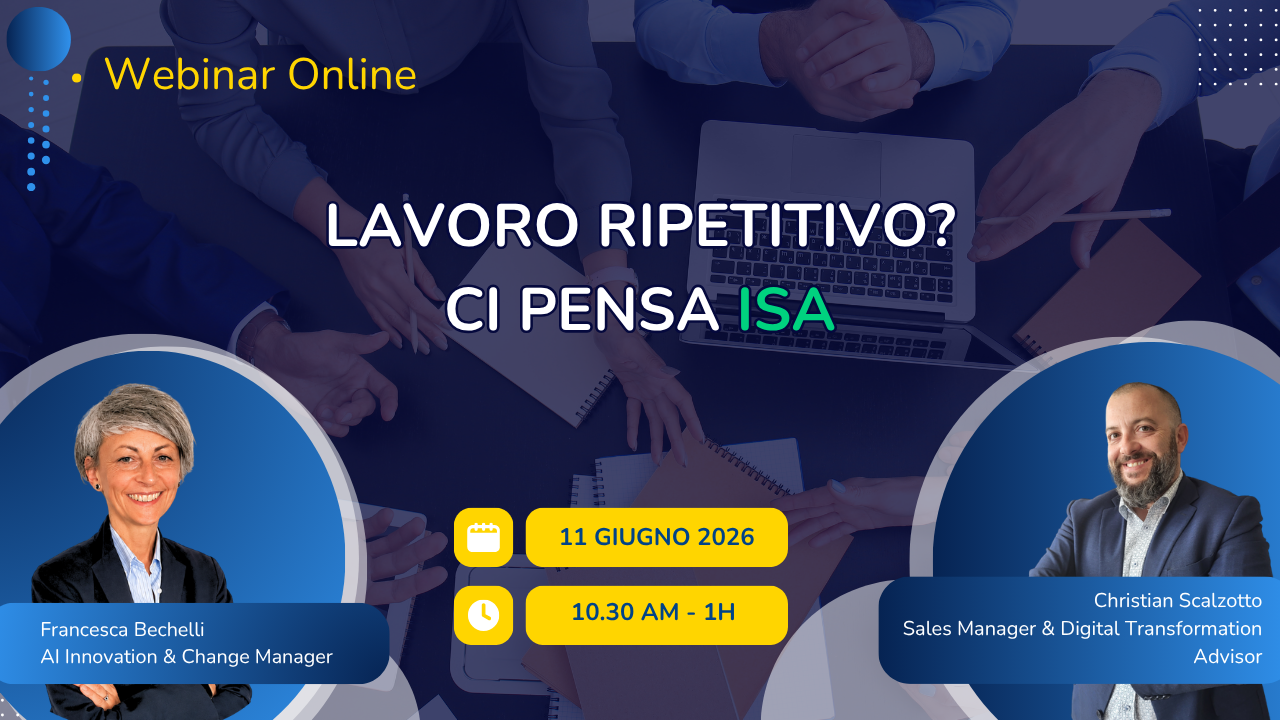 Lavoro ripetitivo? Ci pensa ISA.